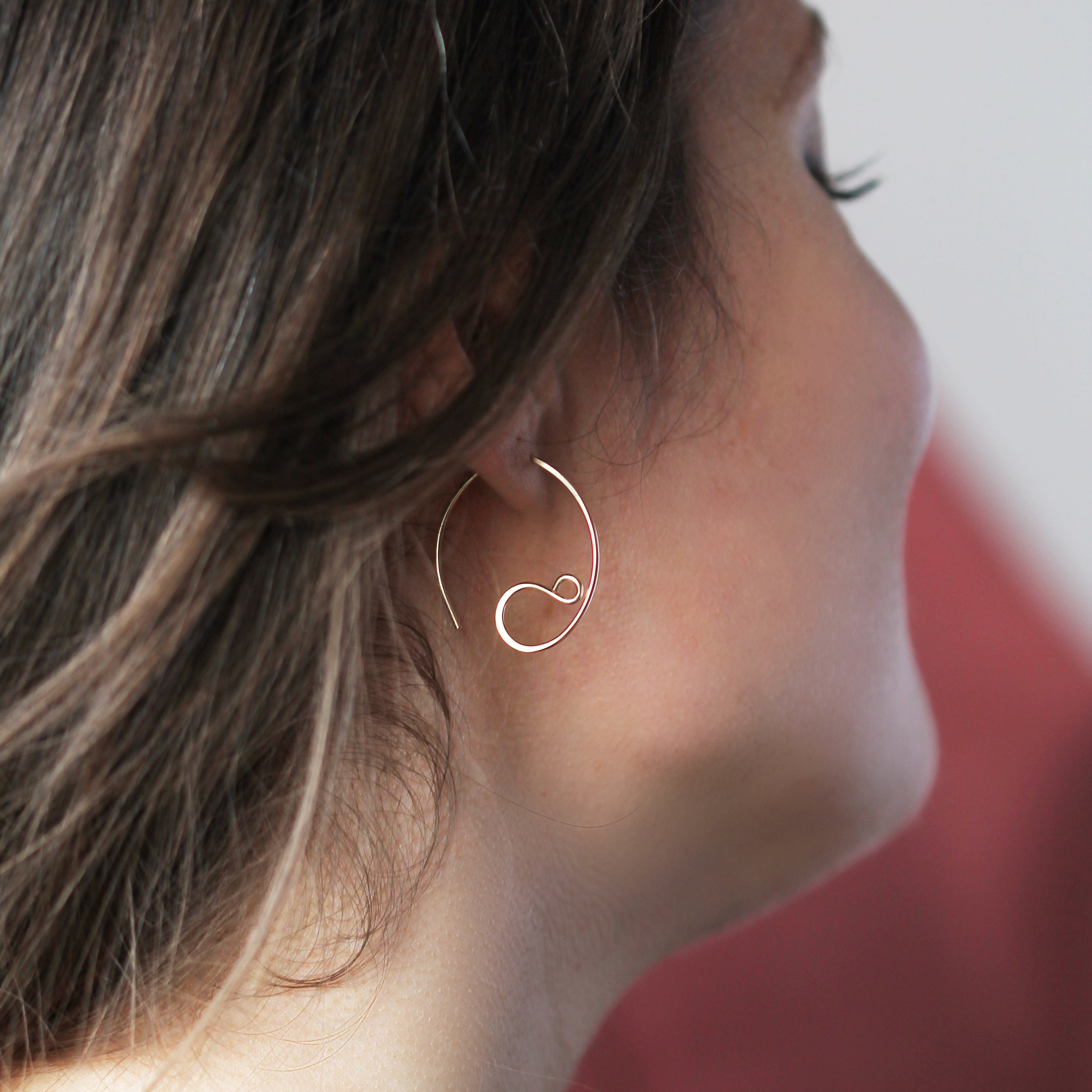 Tinsel Earrings - Silver