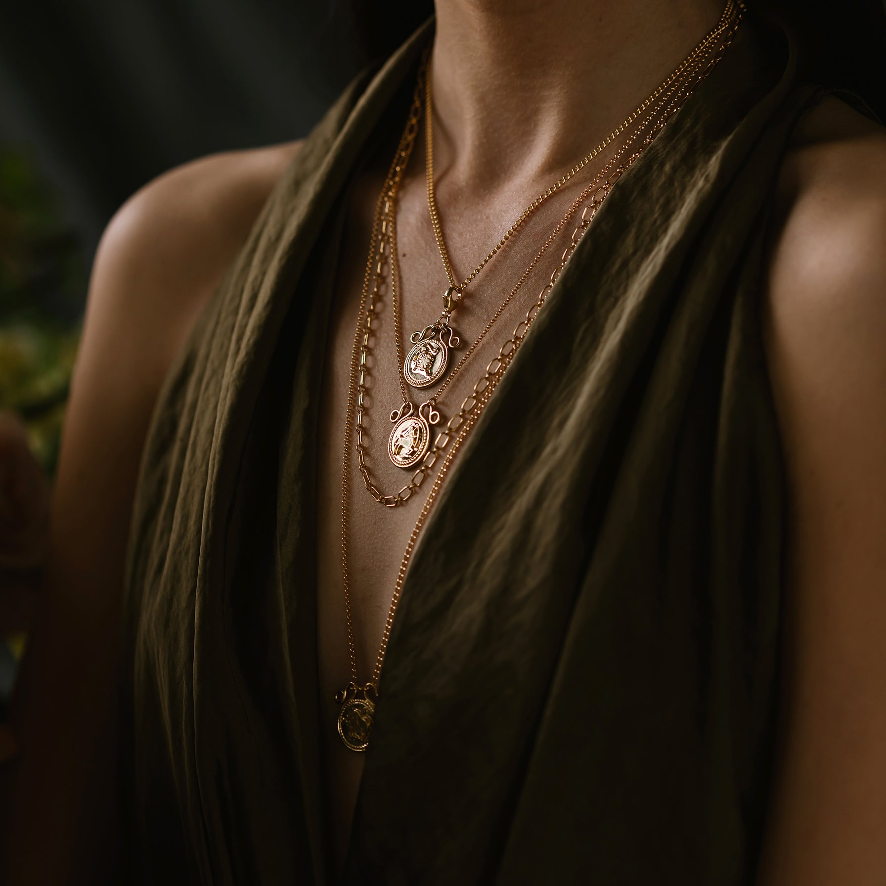 Zodiac Pendant - Gold