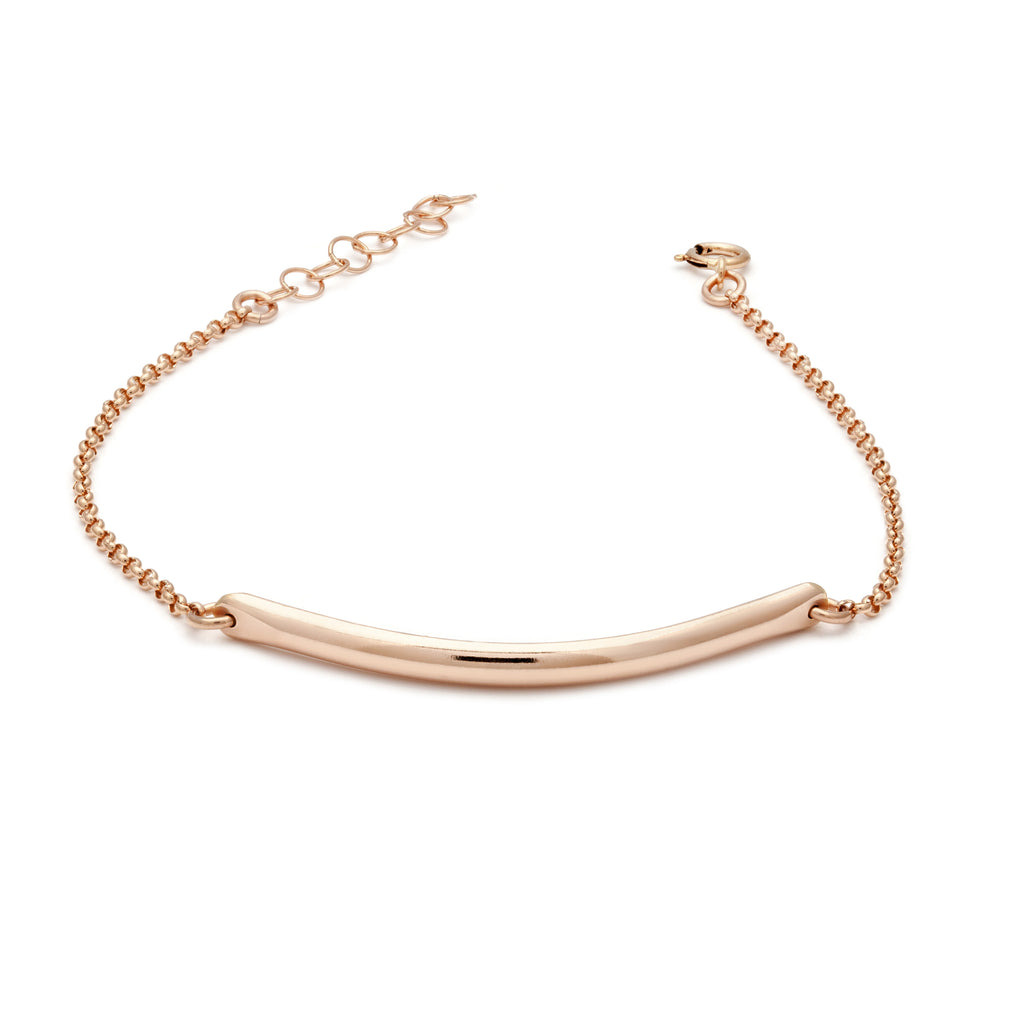 Glamour Bar Bracelet - Rose Gold