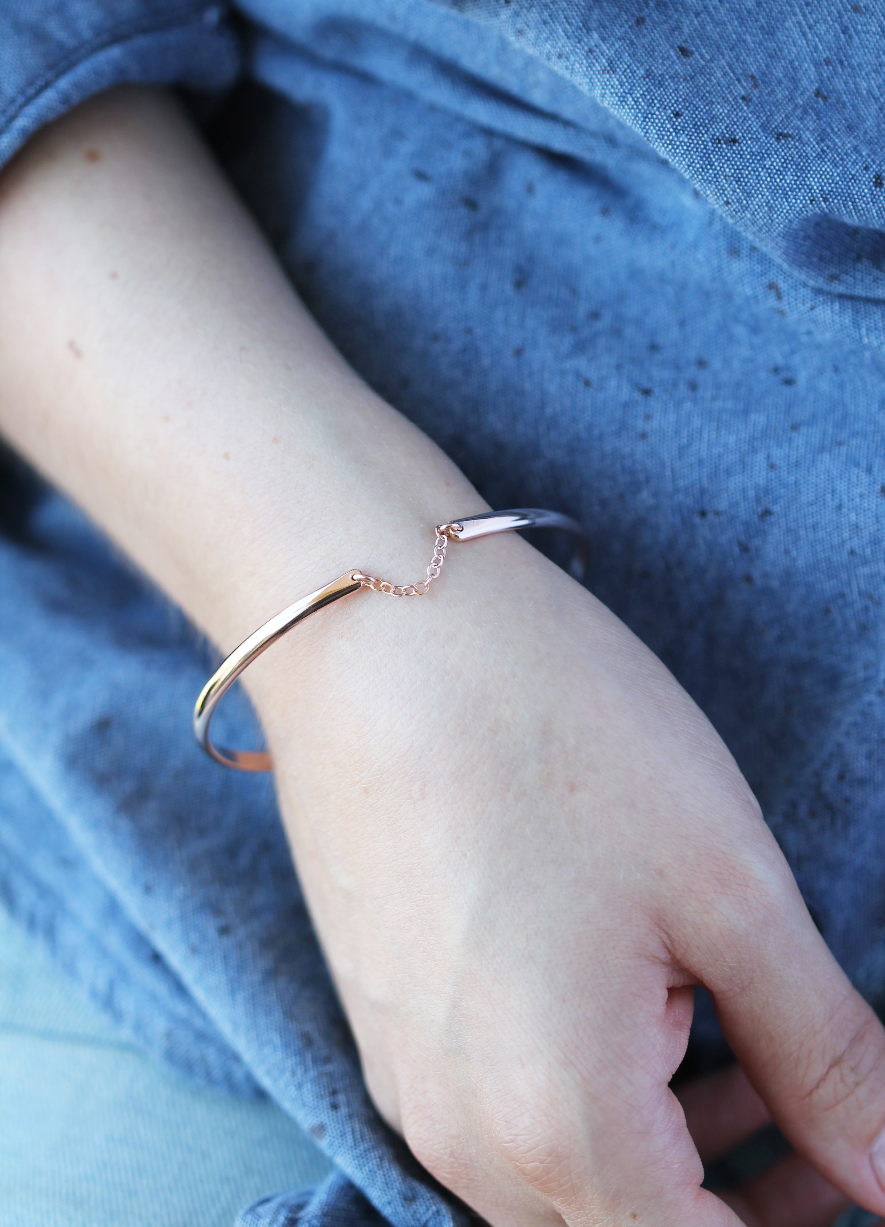 Glamour Bangle - Rose Gold